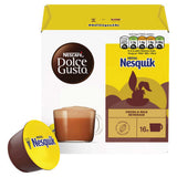 Nescafe Nesquik hot chocolate pods 16 servings, imported from the UK