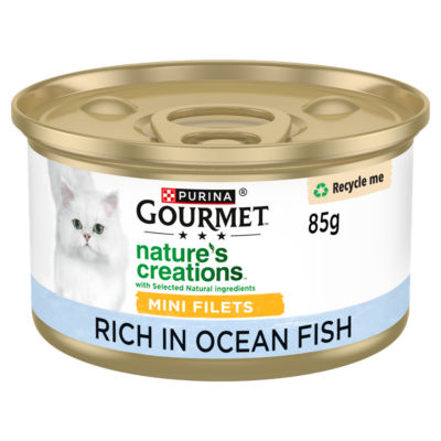 GOURMET wet cat food ocean fish 85g, UK version