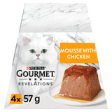 GOURMET Revelations Mousse Chicken Wet Cat Food 4x57g