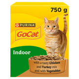 GO-CAT Indoor Chicken Dry Cat Food 750g