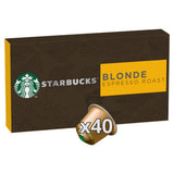 Starbucks Blonde Espresso Roast Coffee Capsules for Nespresso 188g Box of 36