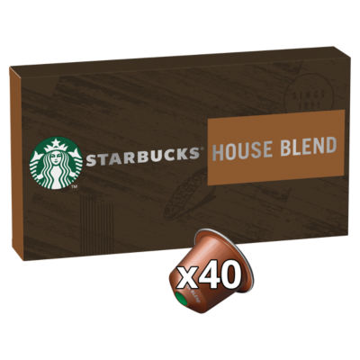 Starbucks House Blend coffee pods 36 pods (British brand)