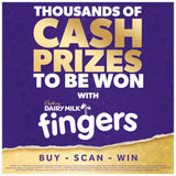 Cadbury Dairy Milk Fingers Milk Chocolate Coated Biscuits 189g - British product