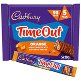 Cadbury Timeout Orange Chocolate Wafer Bar Multipack 90g