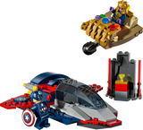 LEGO Captain America vs Thanos Space Battle Set 107 Pieces Building Kit