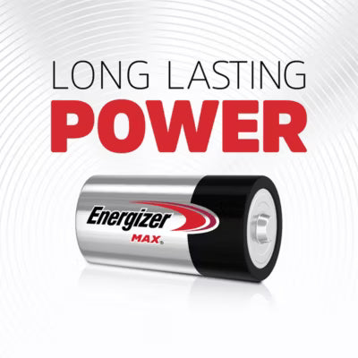 Energizer C alkaline batteries 2 pack - British product