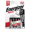 Energizer AAA alkaline batteries 4 pack - British product