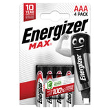 Energizer AAA alkaline batteries 4 pack - British product