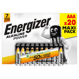 Energizer Alkaline Power AAA batteries 20 pack - British product