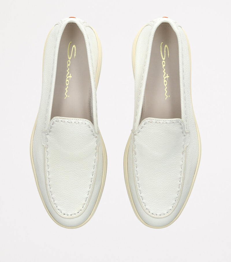 Premium Suede Loafers with Rubber Sole, Made in Italy