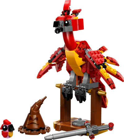 LEGO Harry Potter Fawkes Dumbledore Phoenix Buildable Set 299 Pieces