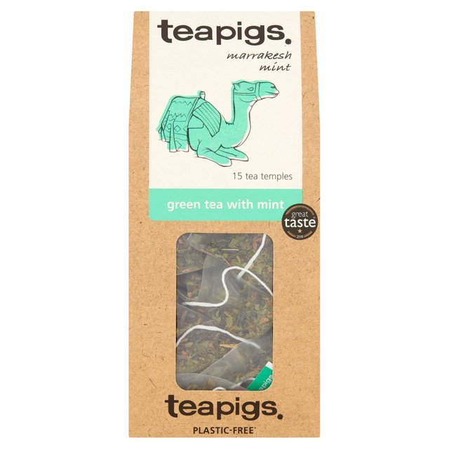 Teapigs Green Tea with Mint Tea Bags 15 per pack GOODS M&S