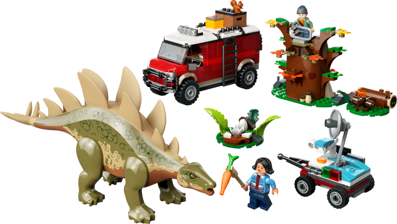 LEGO Jurassic World Stegosaurus Discovery Dinosaur Playset 420 Pieces - British product