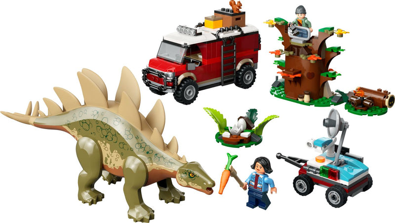 LEGO Jurassic World Stegosaurus Discovery Dinosaur Playset 420 Pieces - British product