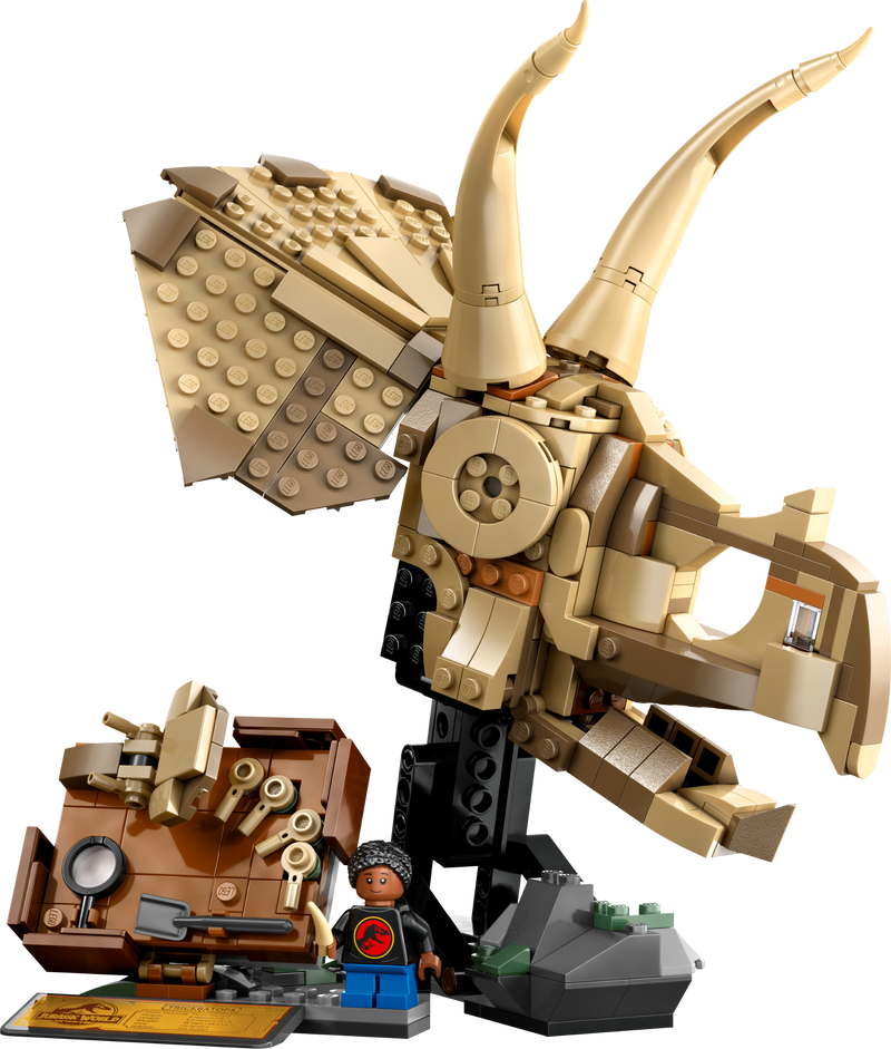 LEGO Triceratops Skull Dinosaur Fossils 468 Pieces - British product