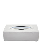 ZODIAC Rectangular Chrome Tissue Box