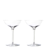 Waterford Elegance Champagne Belle Coupe Set of 2 Champagne Saucers