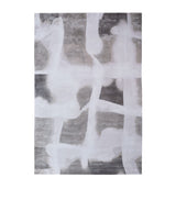 The Rug Company Wool-Silk Solu Silver Area Rug 2.74m x 1.83m