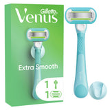 Gillette Venus Extra Smooth Women's Manual Razor with 1 Refill Cartridge