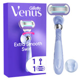 Gillette Venus Extra Smooth Swirl Women's Razor with 1 Refill Cartridge