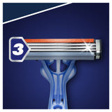 Gillette Blue3 disposable razors pack of 8, UK version