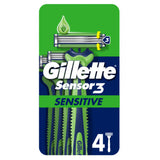 Gillette Sensor3 Sensitive Disposable Razors 4-Pack