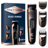King C Gillette Beard Trimmer Cordless 3 Combs, UK version