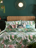 Furn Jade Green Amazonia Rainforest Reversible Duvet Cover and Pillowcase Set