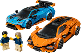 LEGO Speed Champions Lamborghini Revuelto & Huracán STO Building Set 607 Pieces