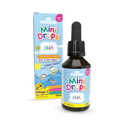 Nature's Aid DHA Drops Lemon Kids Vitamin 50ml