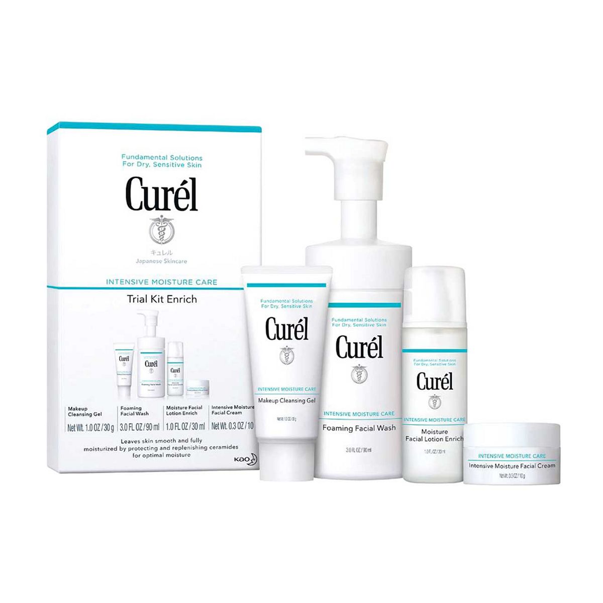 Curél Enrich 2 Week Trial & Travel Kit for Dry, Sensitive Skin - McGrocer