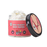 Mallows Beauty Peach Body Butter AHA Exfoliating 180g
