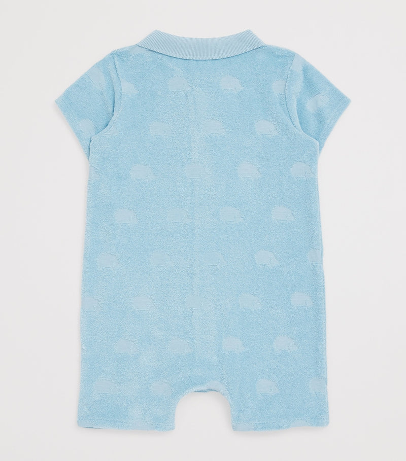 Tartine et Chocolat towelling jacquard playsuit for 1-18 months (British brand)