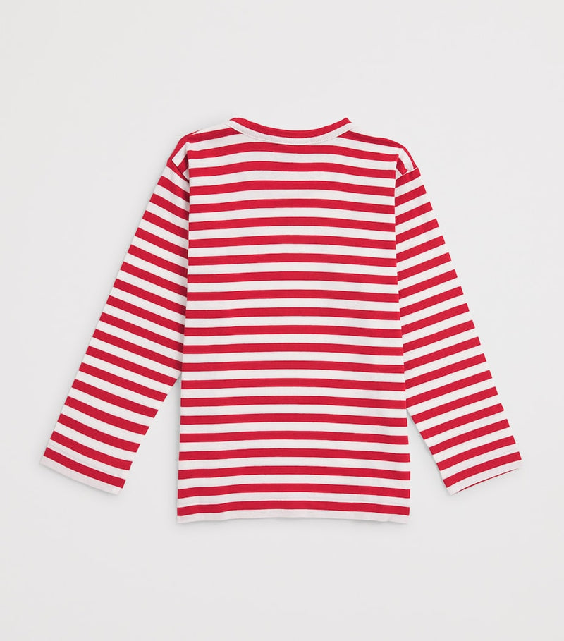 Comme Des Garçons children's stripe heart T-shirt 2-6 years - British product
