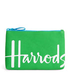 Harrods Small Cotton Logo Pouch, UK version