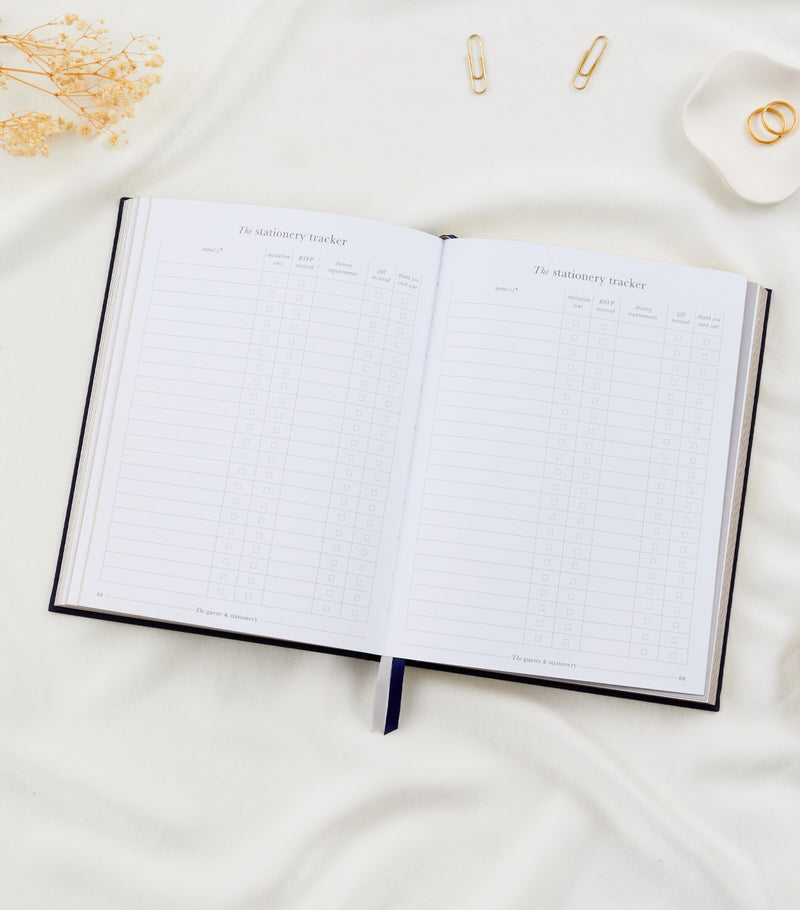 Blush and Gold My Wedding Planner Journal