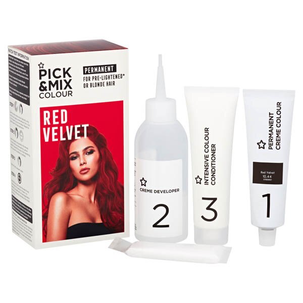 Superdrug Pick & Mix Permenant Hair Dye Denim Red GOODS Superdrug