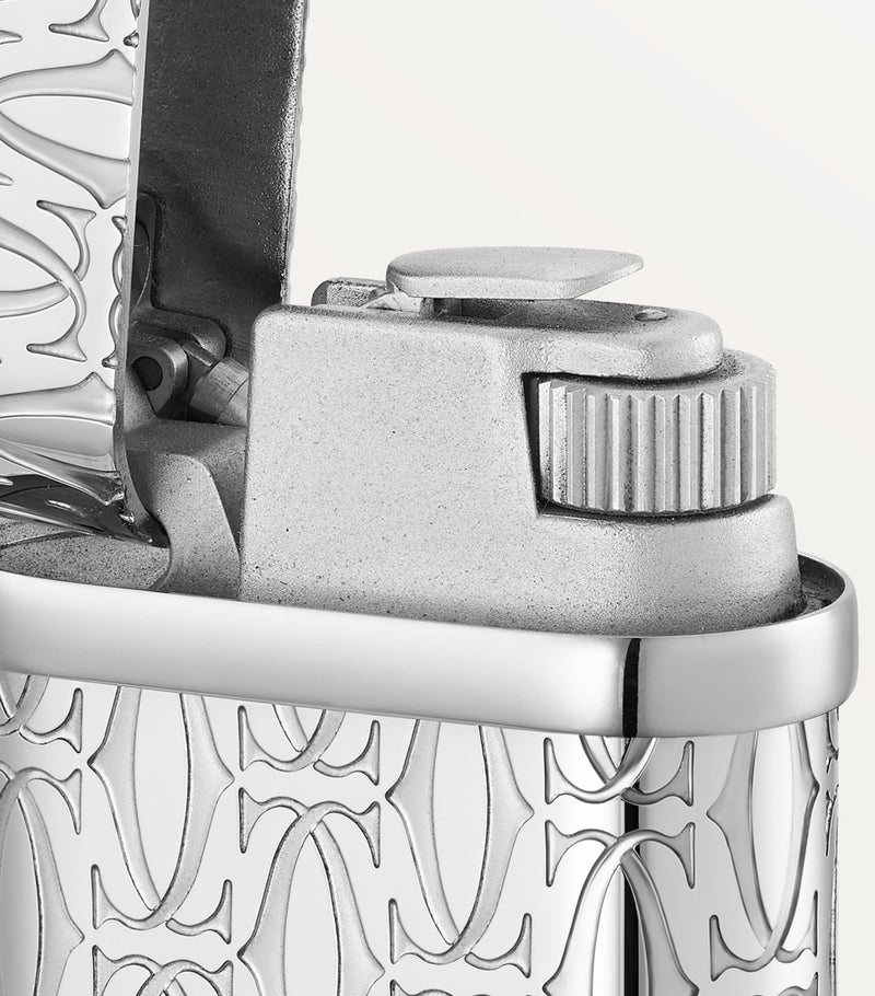Cartier Palladium Double C de Cartier Lighter - British product