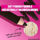 NYX Professional Makeup Powder Louder Brow Pencil 09, imported from the UK