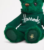 Harrods Henry Bear Keyring soft toy with removable hoodie, UK version