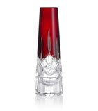 Waterford Crystal red bud vase 18cm (British brand)