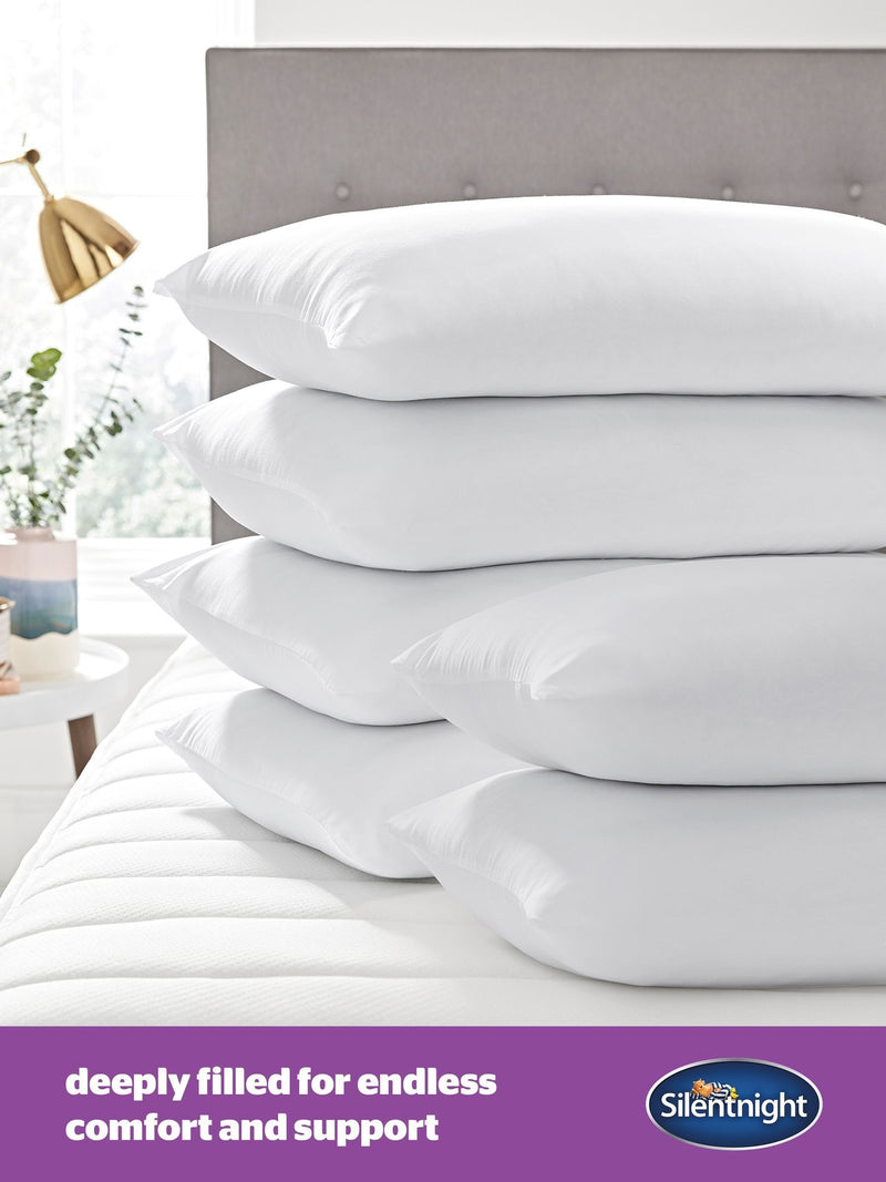 Silentnight Medium Deep Sleep Pillows 6 Pack (British brand)