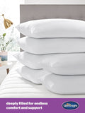 Silentnight Medium Deep Sleep Pillows 6 Pack (British brand)