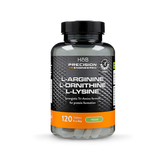 Precision Engineered Nutrition L-Arginine L-Ornithine L-Lysine Amino Acid Tablets 120