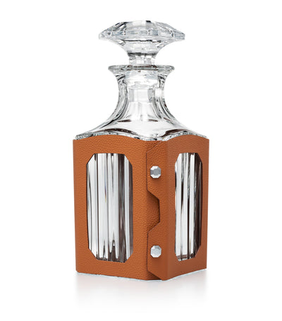 Baccarat Leather Octogone Decanter Case