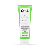 Q+A AHA Exfoliator Body Scrub Golden Vanilla Coconut 250ml