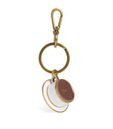 AMI Paris Metallic Coffee Cup Keyring
