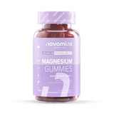 Novomins Magnesium Citrate Raspberry Gummies 60 Count
