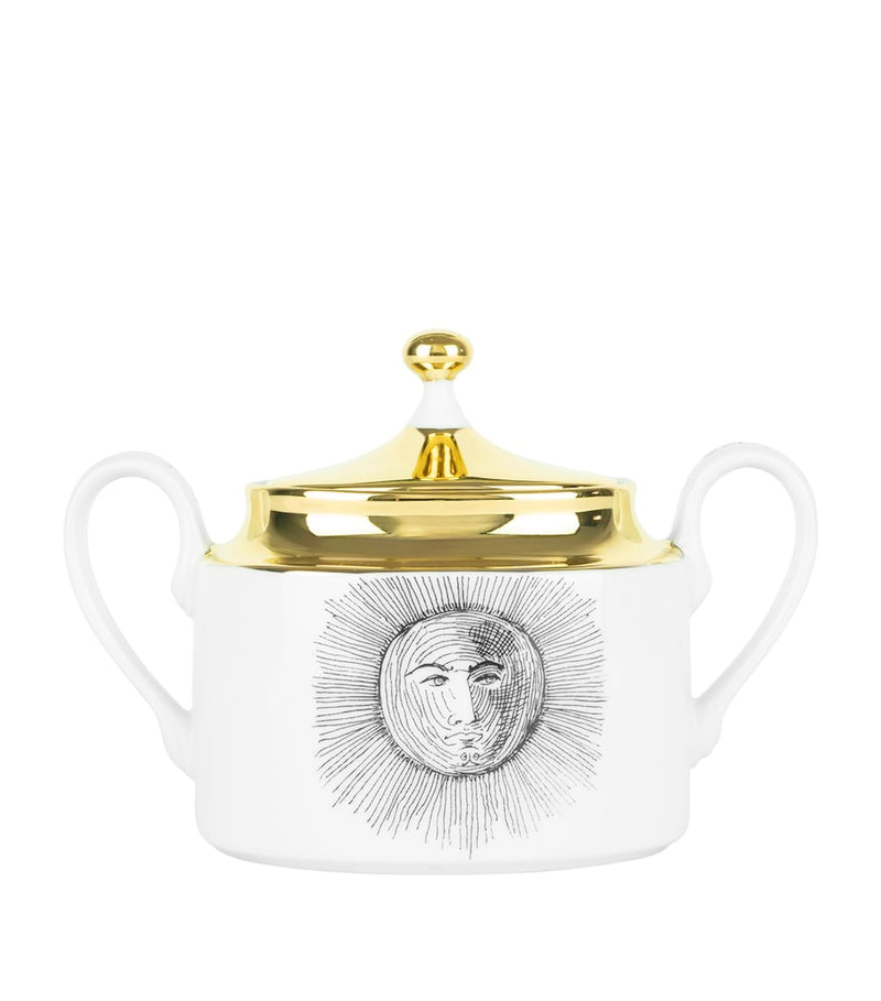 Fornasetti Solitario sugar bowl 10cm - British product