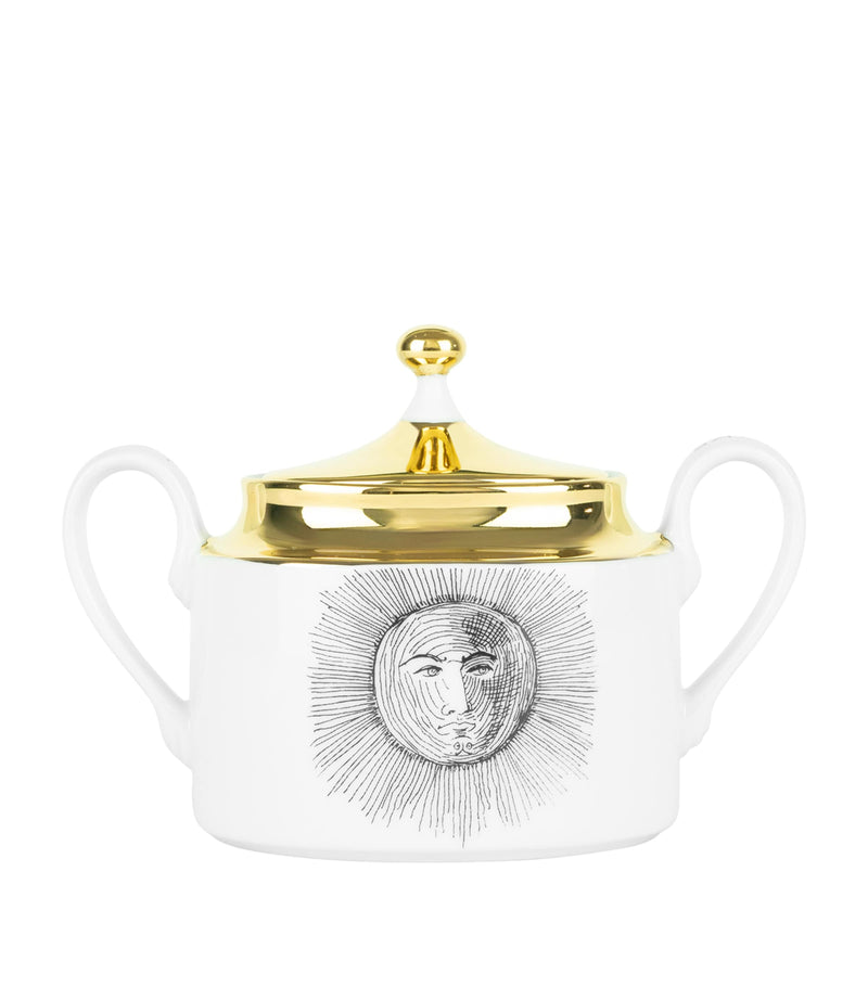 Fornasetti Solitario sugar bowl 10cm - British product